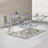 Buy cheap 50cmx50cmx55cm Stainless Steel Side Tables For Living Room with Glass Top from wholesalers