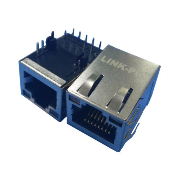 Buy cheap LPJG16314A37NL 1x10/100/1000 Rj45 Modular Jack Gigabit Connector from wholesalers