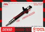 High Quality 23670-0R190 095000-7670 Diesel Common Rail Injector for Toyota