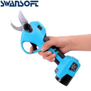 China Swansoft Electric Pruning Shears Rechargeable Lithium-Ion Battery Machine Professional electric pruning shear on sale