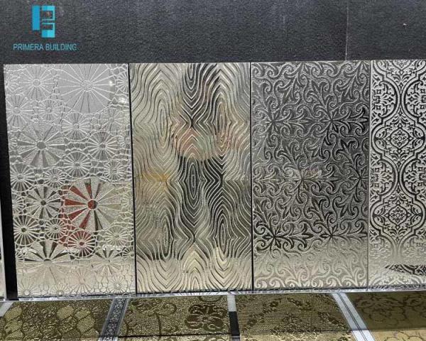 Buy cheap 3 Times Fired 10mm Thickness Bathroom Wall Tiles Golden And Silver Color SASO from wholesalers