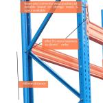 1500-12000mm Height VNA Pallet Rack System for High Density Storage in Warehouse