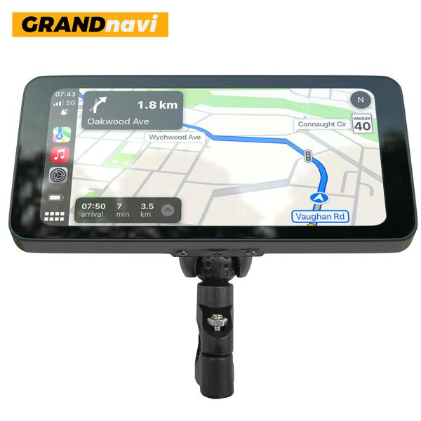 Buy cheap 6.3inch Motorcycle Navigation Device Android Motorcycle Car Play Waterproof Loop Recording from wholesalers