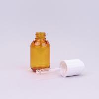 Buy cheap Amber PETG Plastic Eye Dropper Bottles 30ml With White Dropper For Hair Serums product