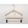 Buy cheap Triangle Style Solid Wooden Retail Store Hangers For Women / Kids Clothes from wholesalers