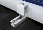Thin Film Frameless Solar Panel Clamps Semi Flexible Mounting Brackets Anodized
