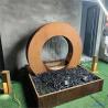 Buy cheap Commercial Customizable Corten Steel Garden Water Features Weather Resistance from wholesalers