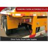 Buy cheap 20ft / 40 ft Flatbed Trailer , Air Suspension 3mm Platform Flatbed Trailer Truck from wholesalers