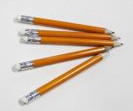 round golf pencil , wood golf pencil , golf pencil , wood golf pen with eraser