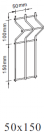 Security Triangle Weld Mesh Fence Panels 60X100 MM With 5 Mm Diameter