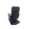 Buy cheap BS5852 Blue Auditorium Theater Seating Movie Theater Chair Wood Armrest Padded With Fabric from wholesalers