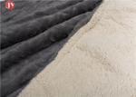 Home Textiles Plush Fur Blanket Knitted Darker Gray Animal Rabbit Fur Blanket