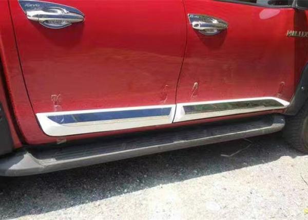Buy cheap TOYOTA Hilux 2016 2017 Revo Auto Body Trim Parts Side Door Molding Protection Plates from wholesalers