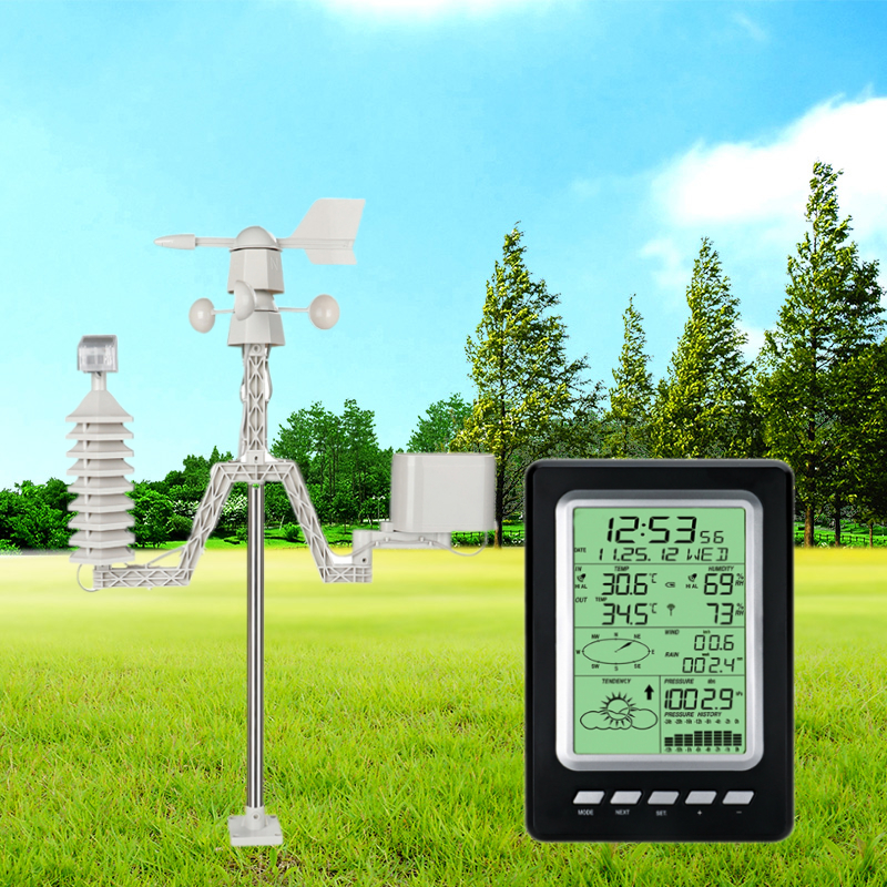 LCD Display Wireless Weather Forecast Solar Weather Station