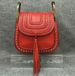 Female head layer of leather 2016 new European and American fashion rivet