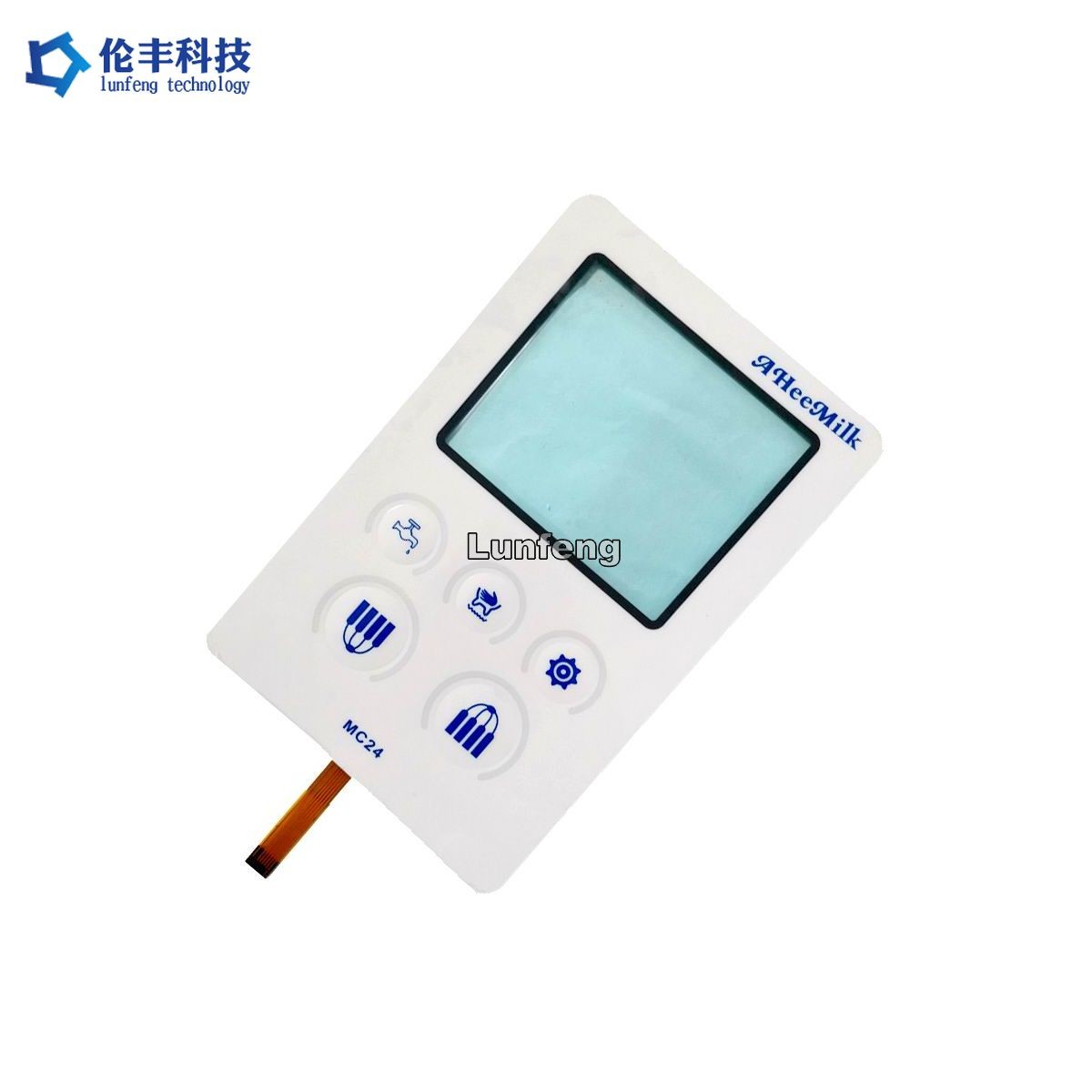 Electronics Customized Metal Dome Membrane Switch With Flexible Cable