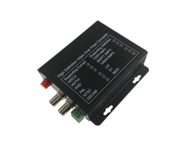 Buy cheap 2-channel Hi-Definition Analog Video TVI/CVI/AHD to Fiber Converter from wholesalers