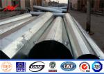 75ft 80ft Flange Steel Utility Pole / High Voltage Lattice Steel Towers Overhead