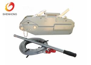 China Electrical Wire Pulling Tools / Wire Rope Tensioner Tool Tirfor Winch With 20M Wire Rope on sale
