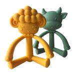 Cartoon Shape Baby Teether Toys Food Grade BPA Free DIY Silicone Teether