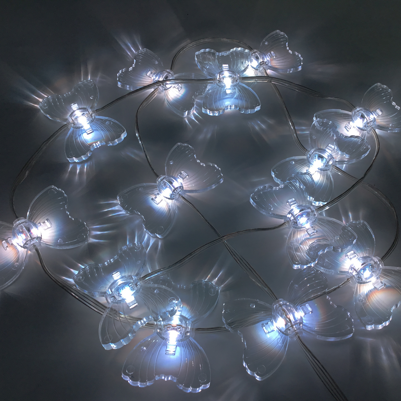 10.8lm/W Luminous 3D Pixel Led Butterfly Lights For Shopping Mall Decoration