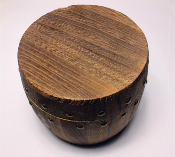 Buy cheap Backing Color Wooden Storage Barrels Vintage Style 100% Paulownia Wood from wholesalers
