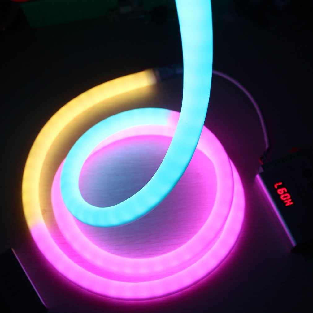 custom China outdoor waterproof LED flexible neon tube light pixel led neon flex wall signs
