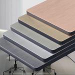 Brushed Surface Bamboo Charcoal Solid Board PVC Wood Metal Plate in Damask