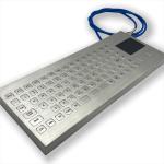 IP67 Waterproof Industrial Keyboard With TouchPad Over 2 Million Key Life Cycle