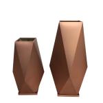 Outdoor modern stainless steel planter flower pots planters