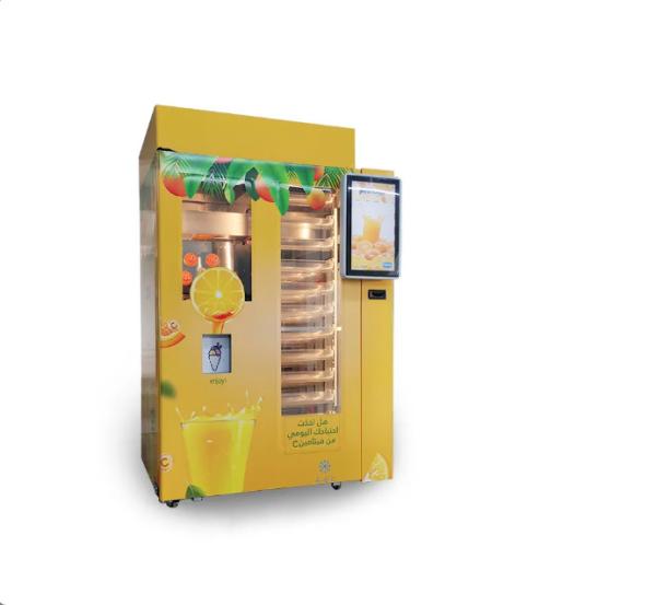 Buy cheap Auto Squeezed Fresh Juice Vending Machine Natural Orange Juice Dispenser Machine from wholesalers