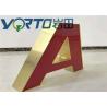 Buy cheap Advertisement Aluminum Channel Letters Colorful Brushed Surface Weather Resistance from wholesalers