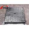 Buy cheap Double Sealed Ductile Iron Manhole Cover Black Square Storm Drain Cover from wholesalers