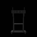 Modern Rolling Smart Board Floor Stand Tilt Adjustable Steel Mount