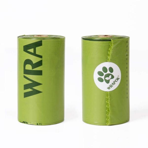 Buy cheap Paper - Isolated Biodegradable Dog Poop Bags , Leak Resistant Compostable Dog Poop Bags from wholesalers