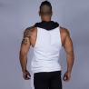 Buy cheap New Style Muscle Gym Hooded Vest Men's Sports Sleeveless Hoodies from wholesalers