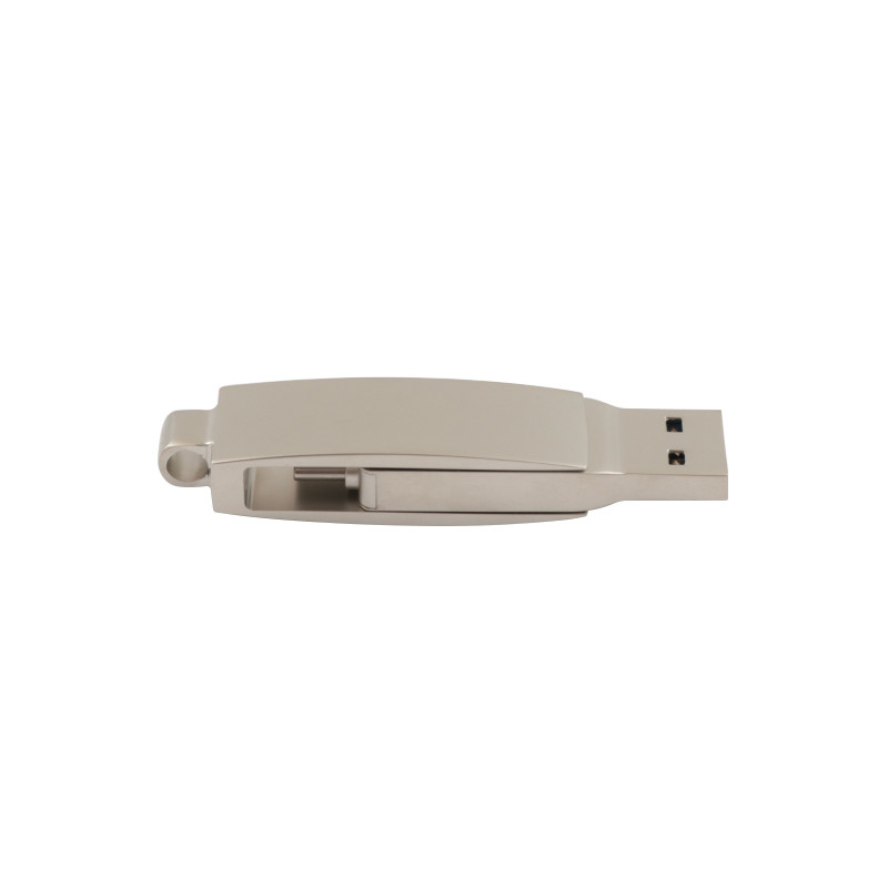 Body Silver Matt Fast Speed Type C USB Flash Drive Passed The H2 Test EU Standrad