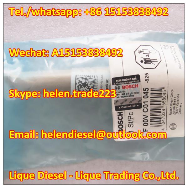 Buy cheap original BOSCH Valve F00VC01045 , F 00V C01 045 ,Genuine and New Injector Control Valve Fit 0445110120, 0445110151 etc. from wholesalers