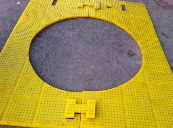 Buy cheap Polyurethane Rubber Drilling Floor Mat Anti Slip 1490mm Width from wholesalers