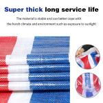 PE Medium Weight Outdoor Solid Tarpaulin Tarp Waterproof Cover for Ground