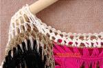 Crocheted pull over tops sexy for women summer shirt hollow out beach clothes