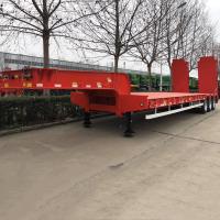 Buy cheap Mechanical Suspension 45-100 Tons Semi Low Bed Trailer product