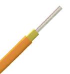 Buy cheap 12 Core single mode fiber optic cable , flat ribbon yellow Fiber Optic Cable For Indoor Distribution from wholesalers