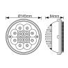 Buy cheap 2 years warranty super bright 36w 1850lm led work light round off road lights flood led light from wholesalers