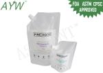 Soft Drink Liquid Spout Bags Food Grade Glossy Finished FDA With Spout Cap
