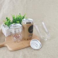 Buy cheap 250ml Clear Easy Open End 90mm PET Plastic Beverage Cans product