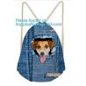 Buy cheap Reusable Cotton Drawstring Bag Organic Cotton Gym Drawstring Customized Logo from wholesalers