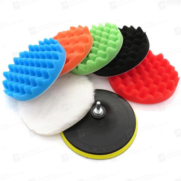 Buy cheap 7Pcs Set 260g 6 Inch Car Buffing Pads ISO9001 from wholesalers
