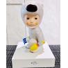 Buy cheap Varnished Cute Wooden Art Statue Doll With Birch Hardwood Birch Material from wholesalers