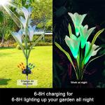 Color Changing Lily Flower Decoration Light 3500K 50lm RoHS Approved